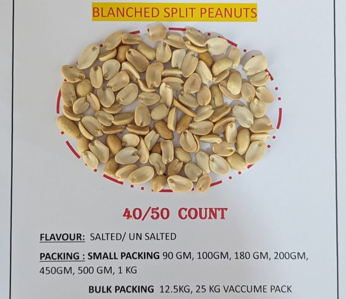 Roasted Split Peanuts